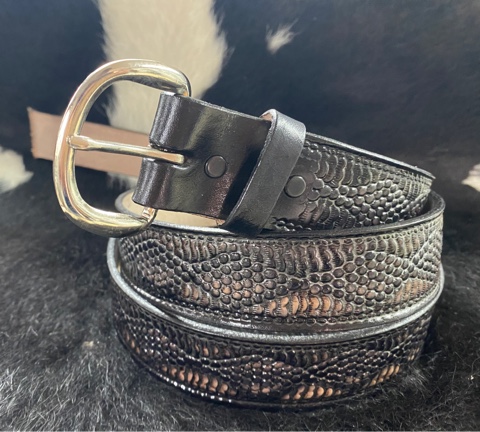 Belt (Snake Skin) Black – LeatherGoods