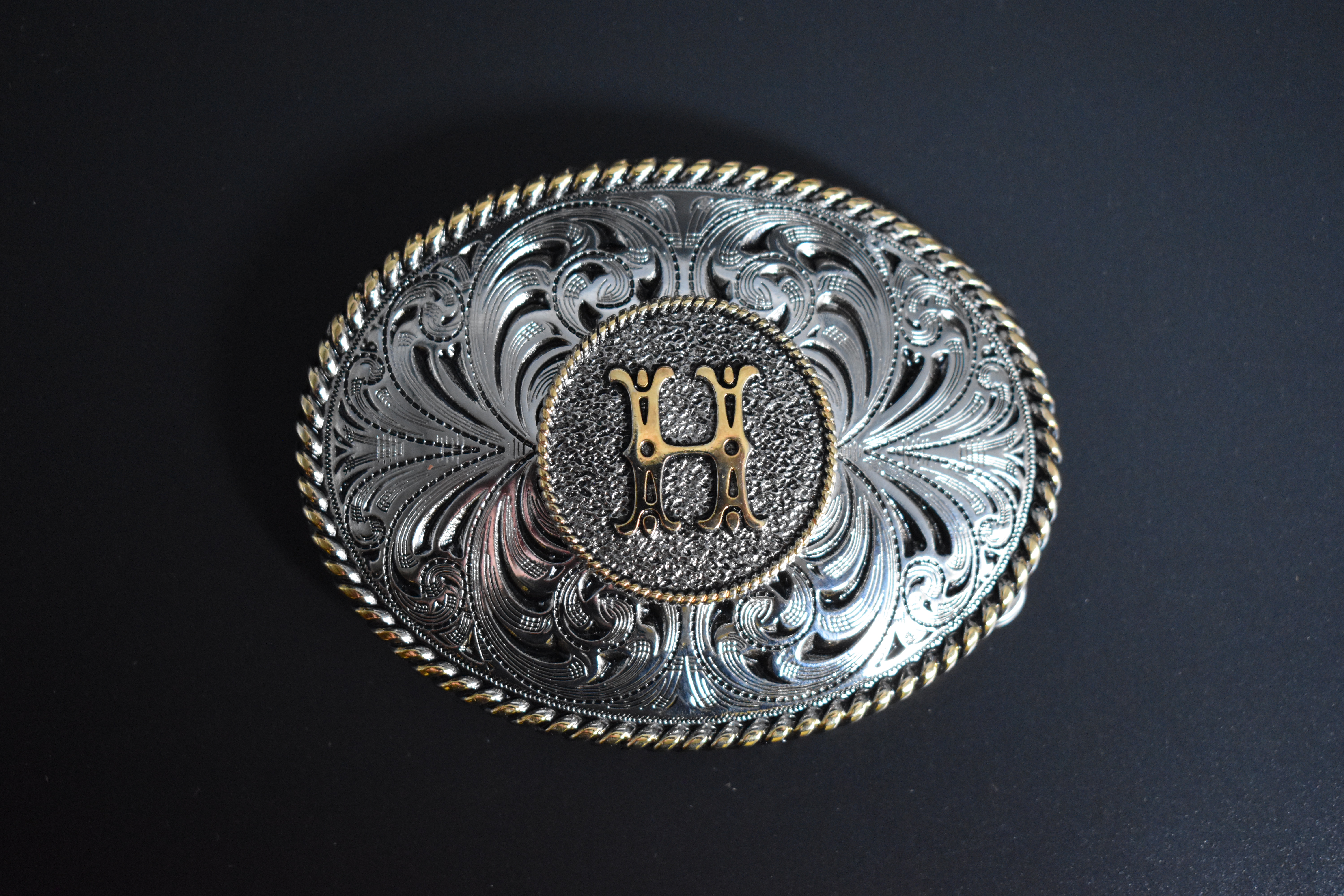 Adult Unisex Initial Belt Buckle