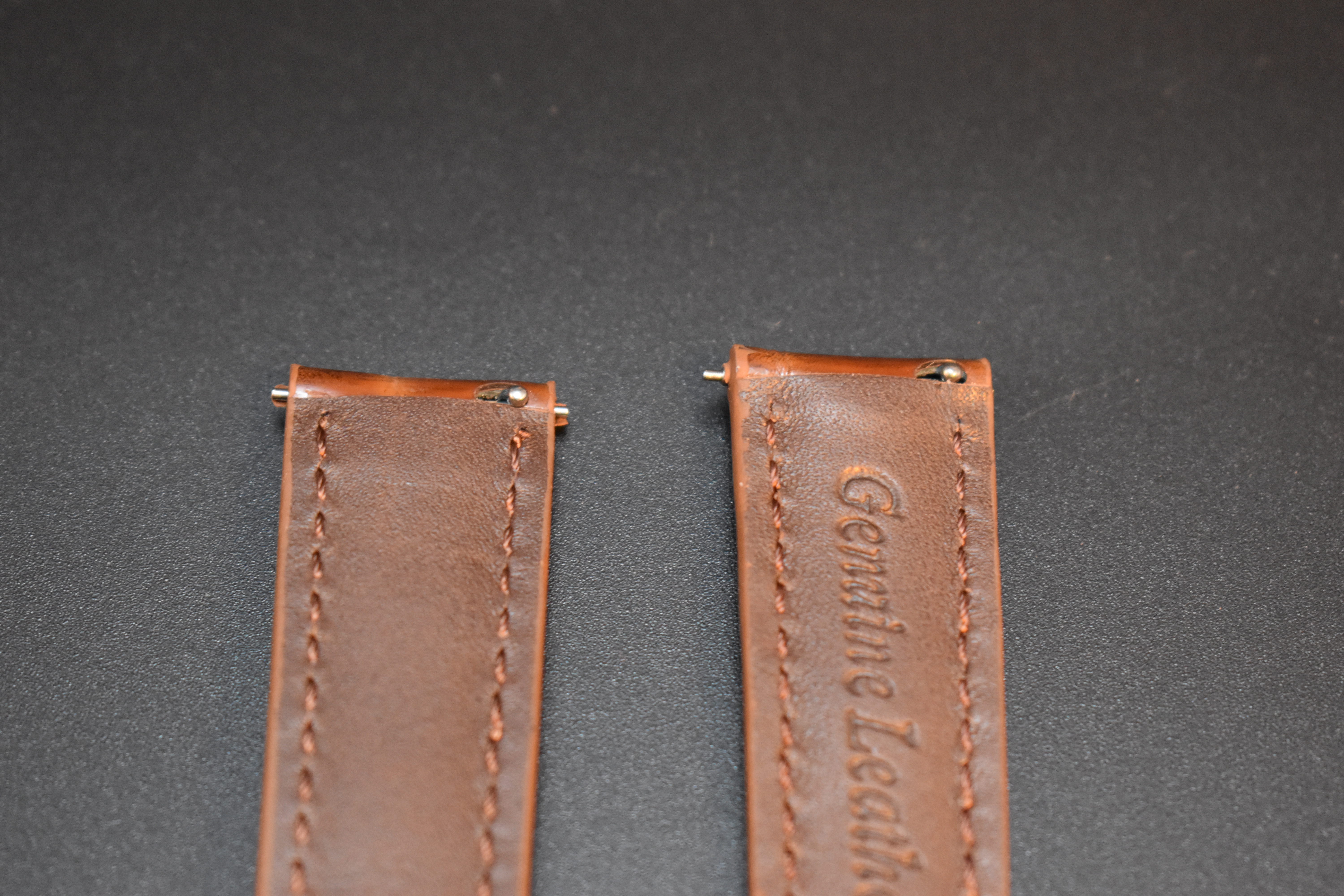 Hand-Stitched Classic Leather Watch Band