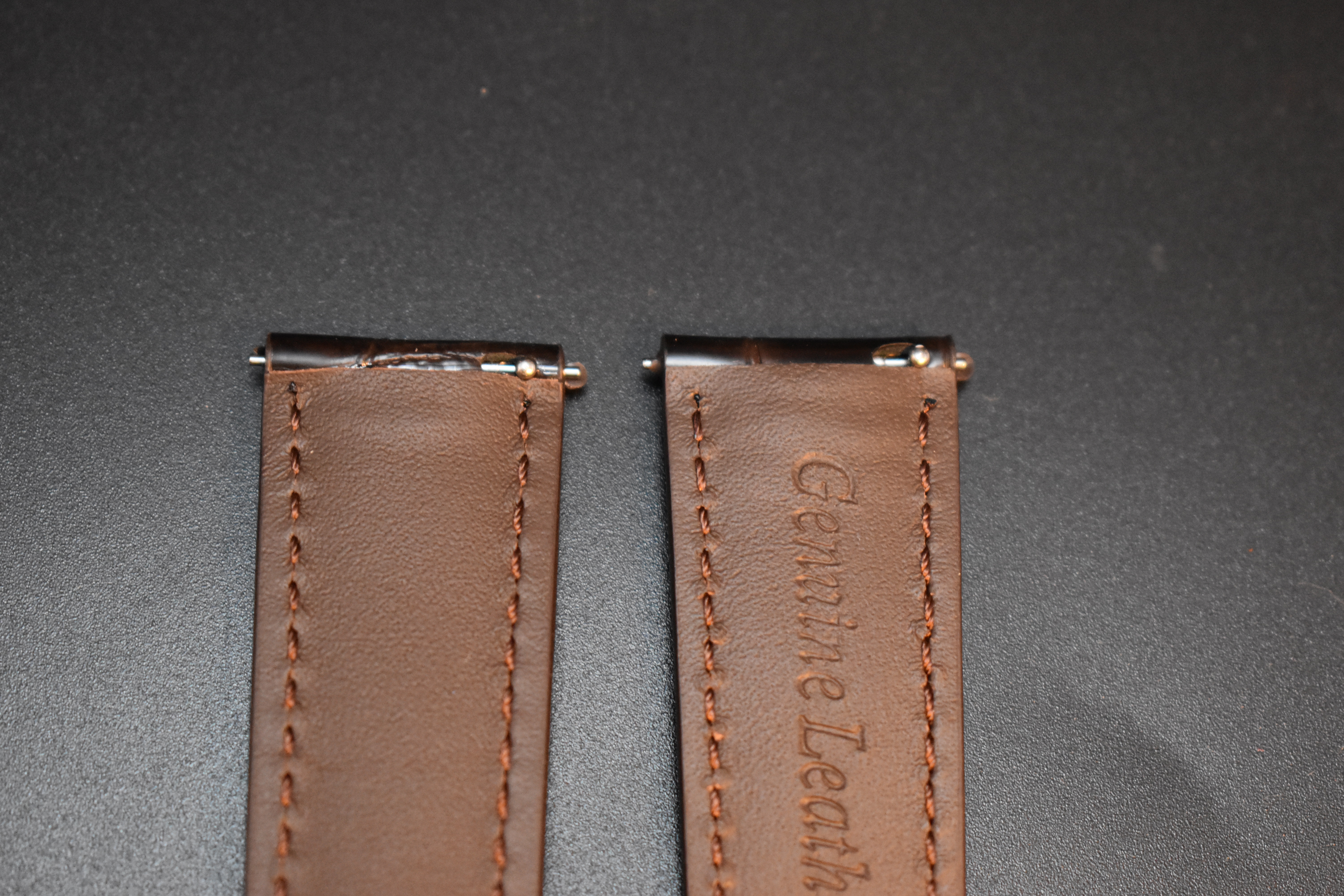 Hand-Stitched Classic Leather Watch Band