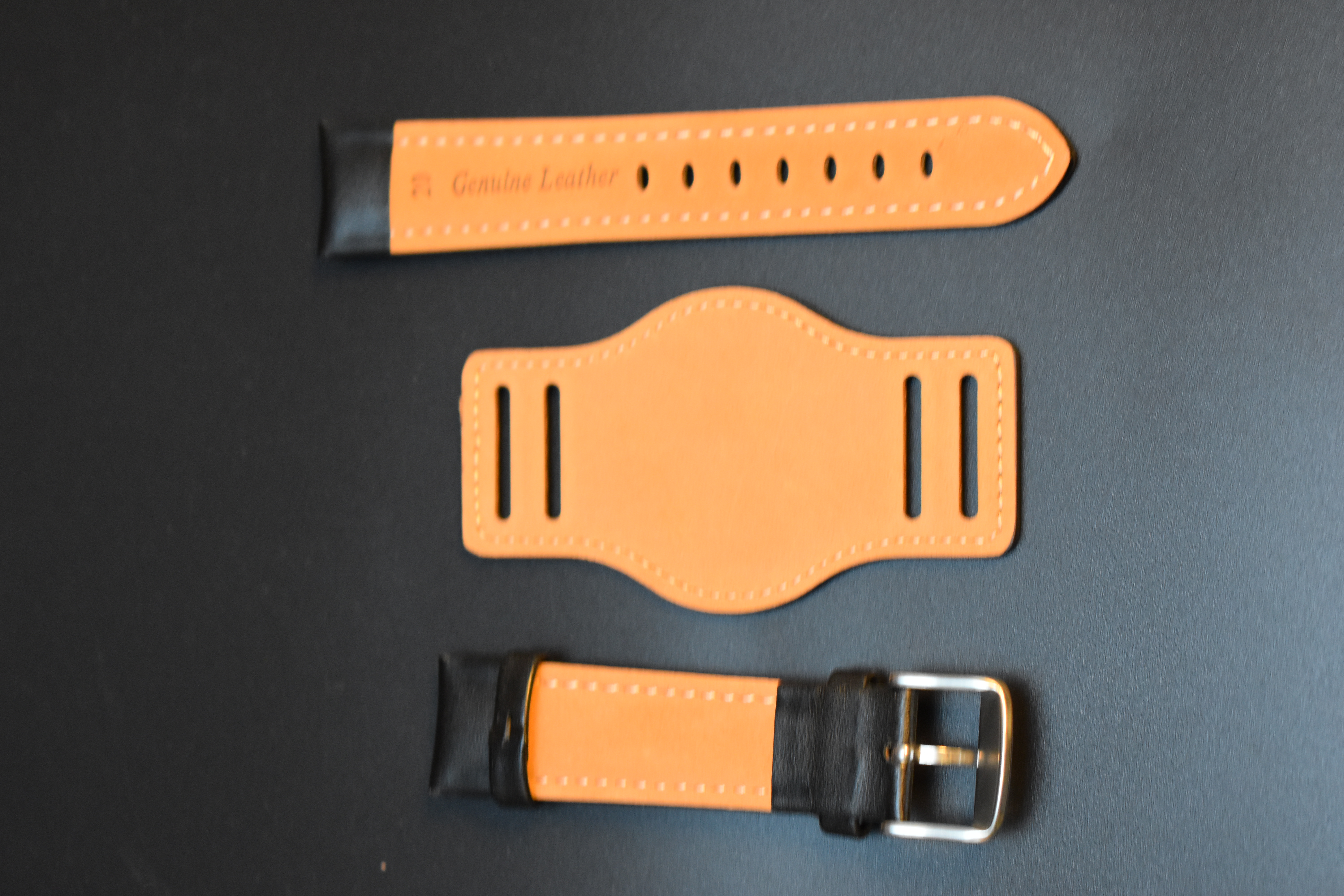 Hand-Stitched Classic Leather Watch Band