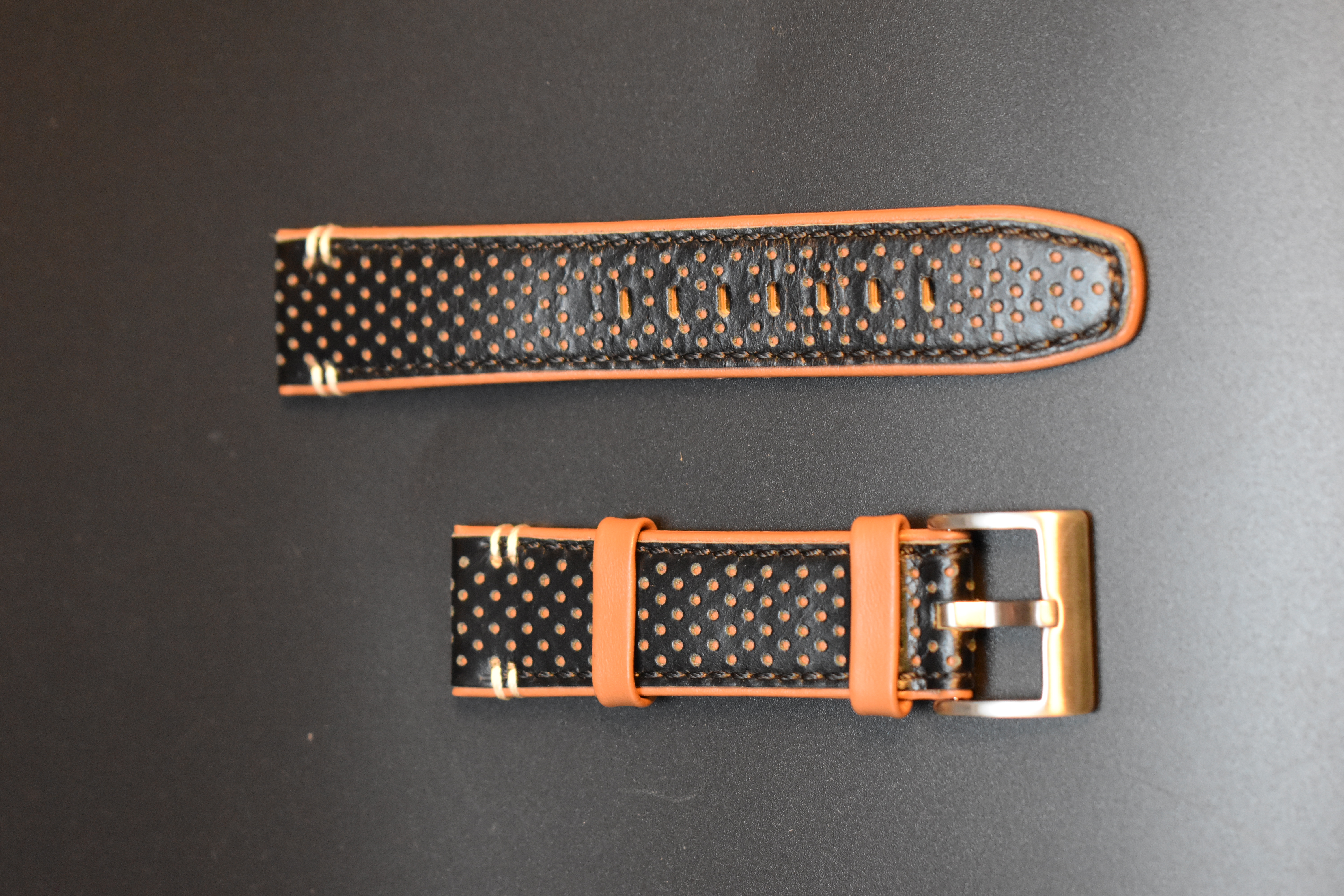 Hand-Stitched Classic Leather Watch Band
