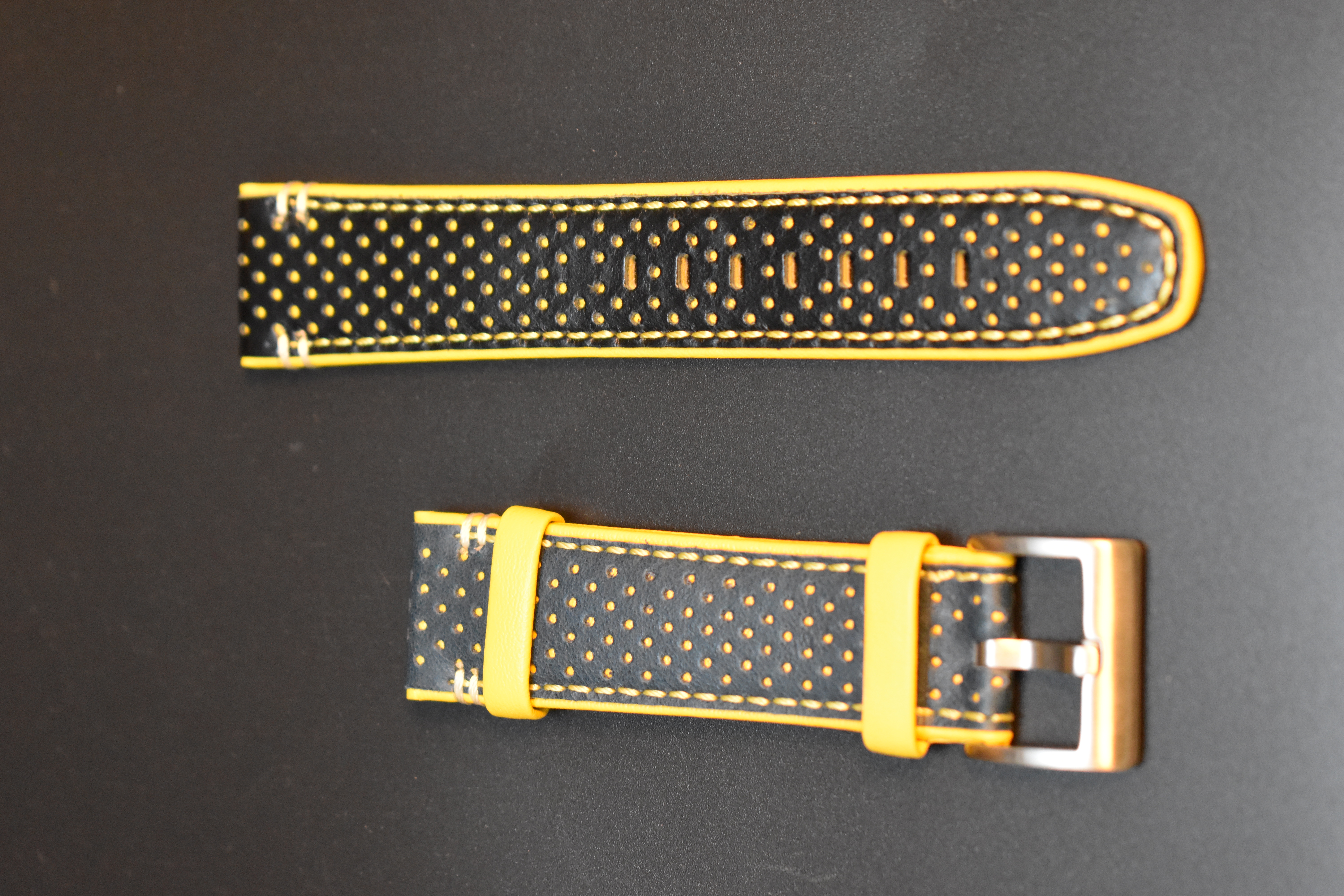 Hand-Stitched Classic Leather Watch Band
